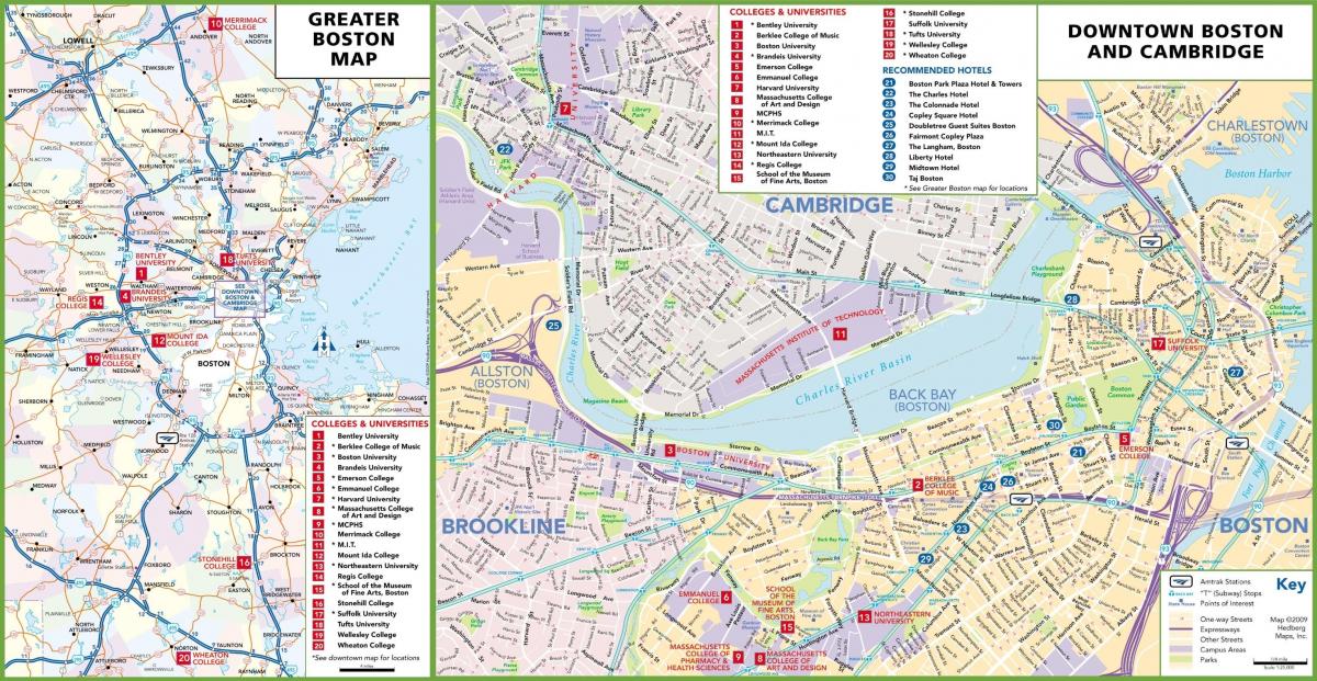波士顿城市地图
